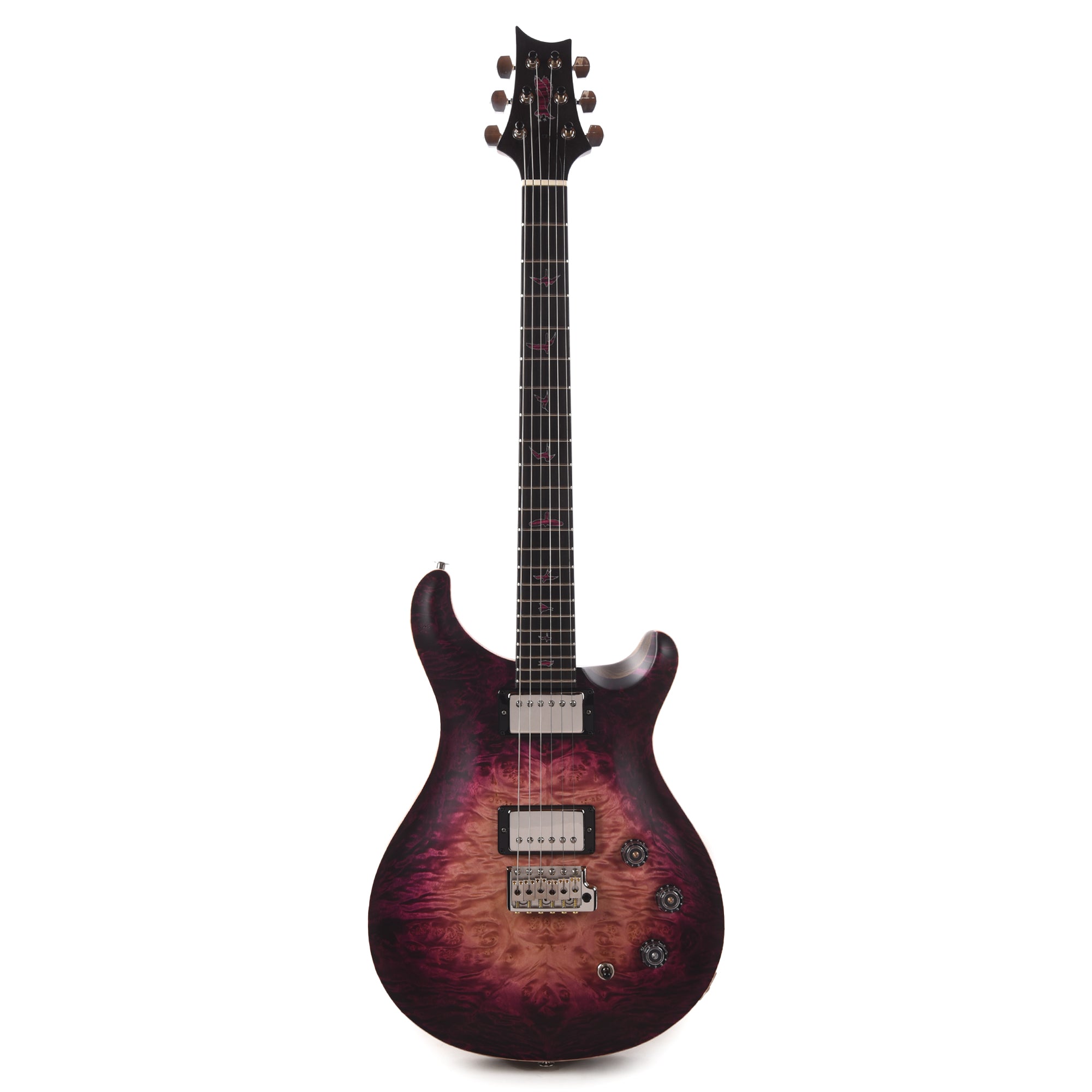 PRS Private Stock #11759 DGT Maple Burl/Black Limba Orchid Glow w/Black Limba Neck & Matching Orchid Glow Inlays