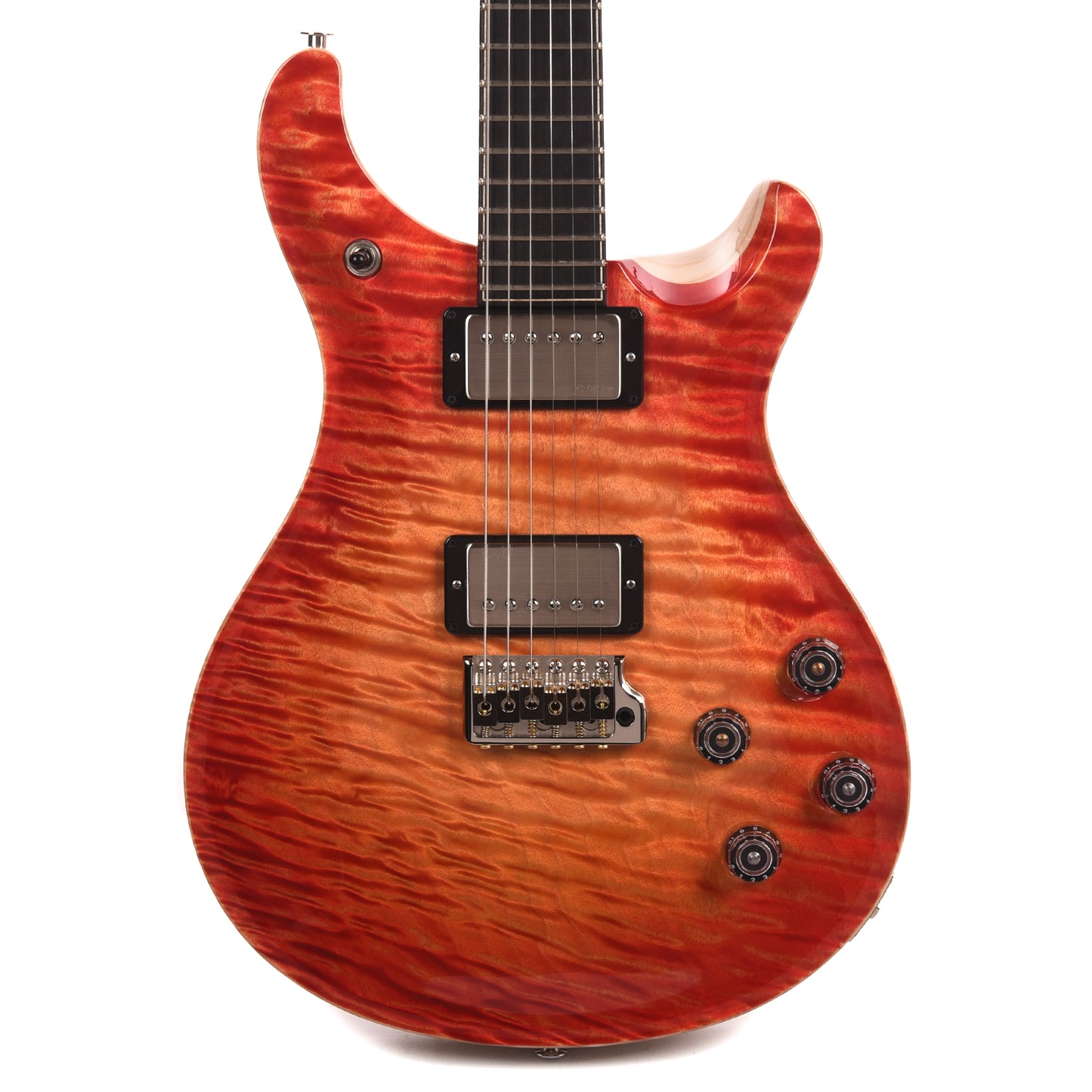 PRS Private Stock #11761 McCarty 594 Tremolo One-Piece Quilted Maple/Swamp Ash Blood Orange Glow w/Stained Neck/Fingerboard & Birds of a Feather Inlay