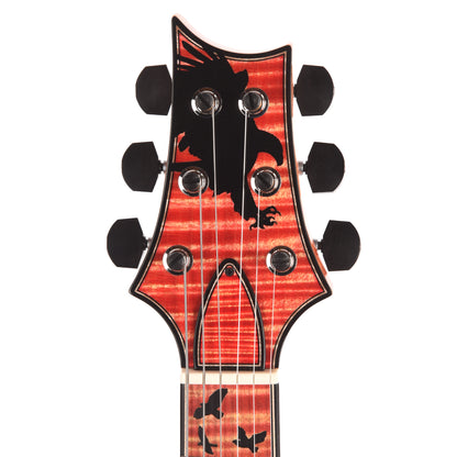 PRS Private Stock #11761 McCarty 594 Tremolo One-Piece Quilted Maple/Swamp Ash Blood Orange Glow w/Stained Neck/Fingerboard & Birds of a Feather Inlay