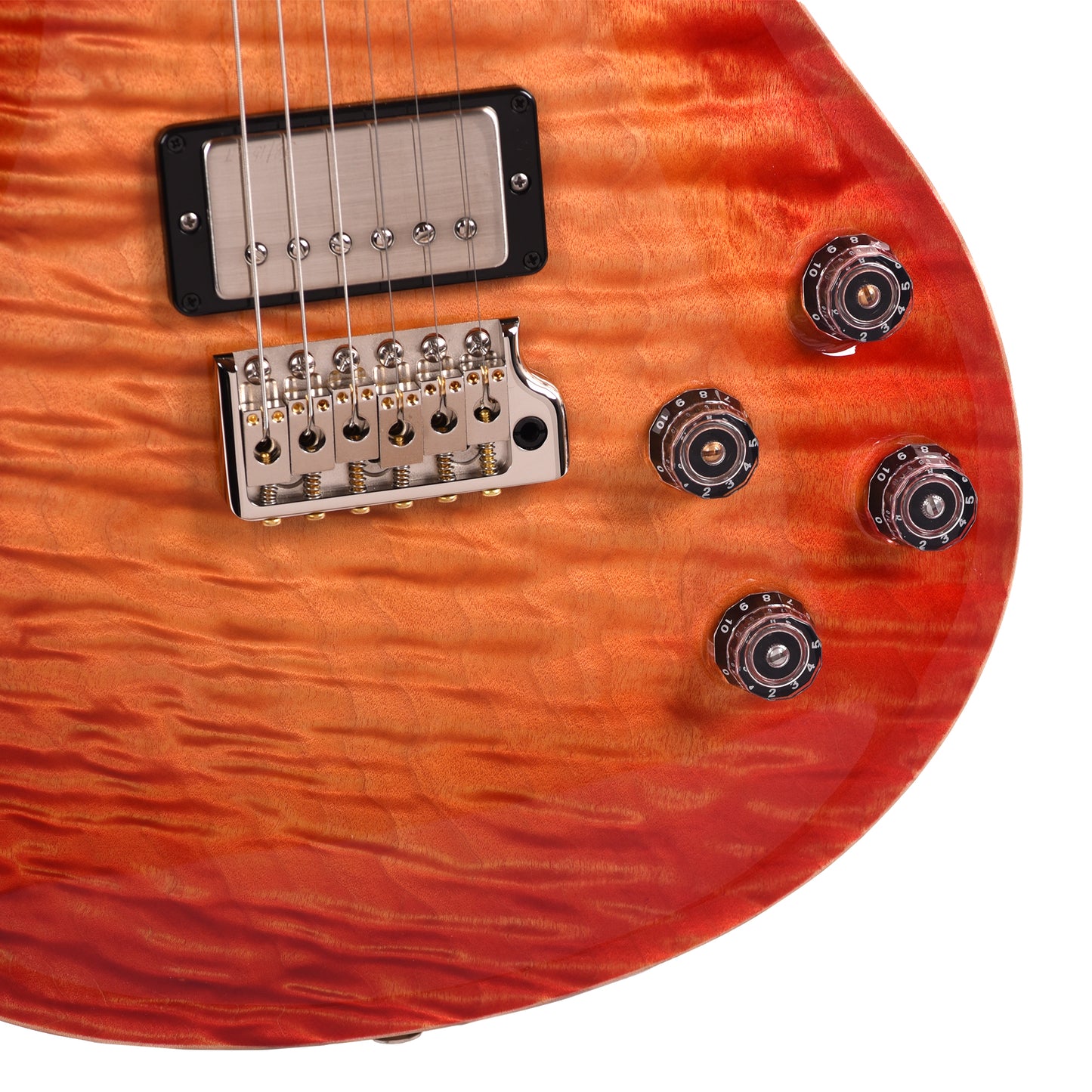 PRS Private Stock #11761 McCarty 594 Tremolo One-Piece Quilted Maple/Swamp Ash Blood Orange Glow w/Stained Neck/Fingerboard & Birds of a Feather Inlay