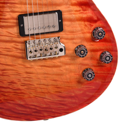 PRS Private Stock #11761 McCarty 594 Tremolo One-Piece Quilted Maple/Swamp Ash Blood Orange Glow w/Stained Neck/Fingerboard & Birds of a Feather Inlay