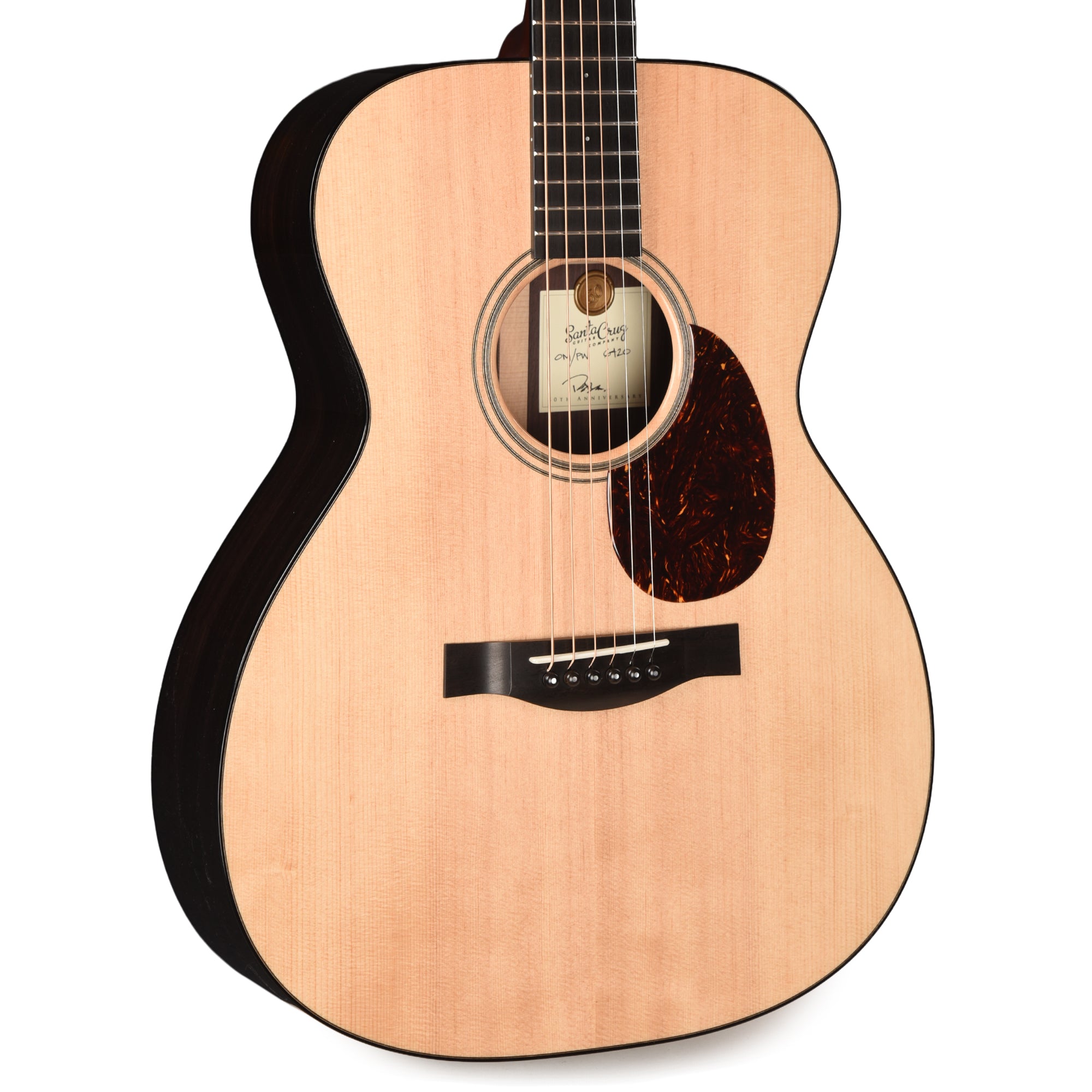 Santa Cruz Guitar Company 50th Anniversary OMPW Sitka Spruce/Indian Rosewood