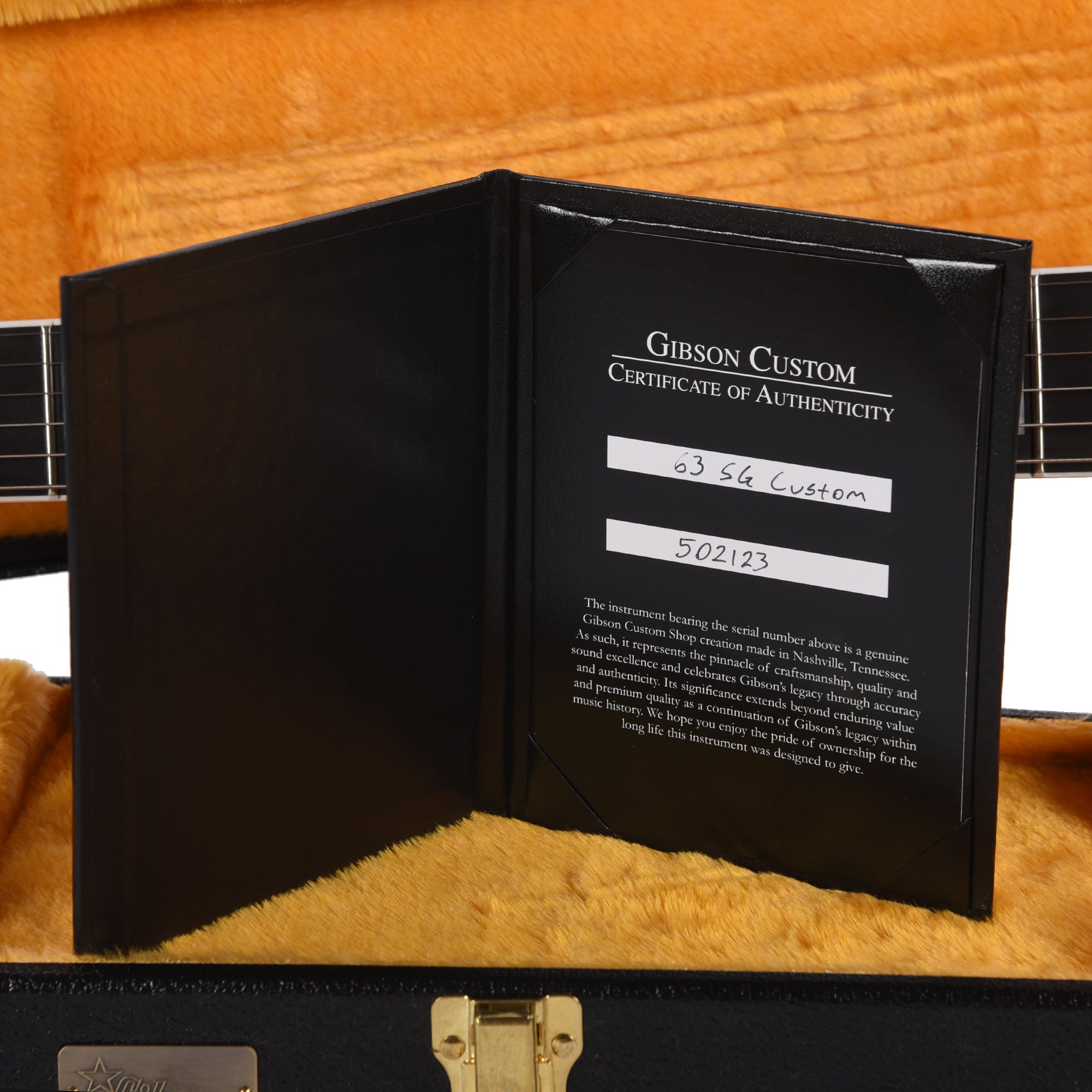 Gibson Custom Shop 1963 SG Les Paul Custom 