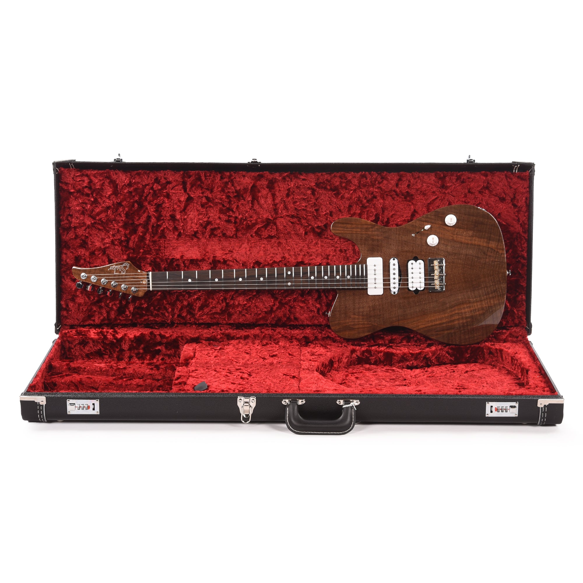 Suhr Custom Modern T Natural w/CME-Selected Figured Walnut Top