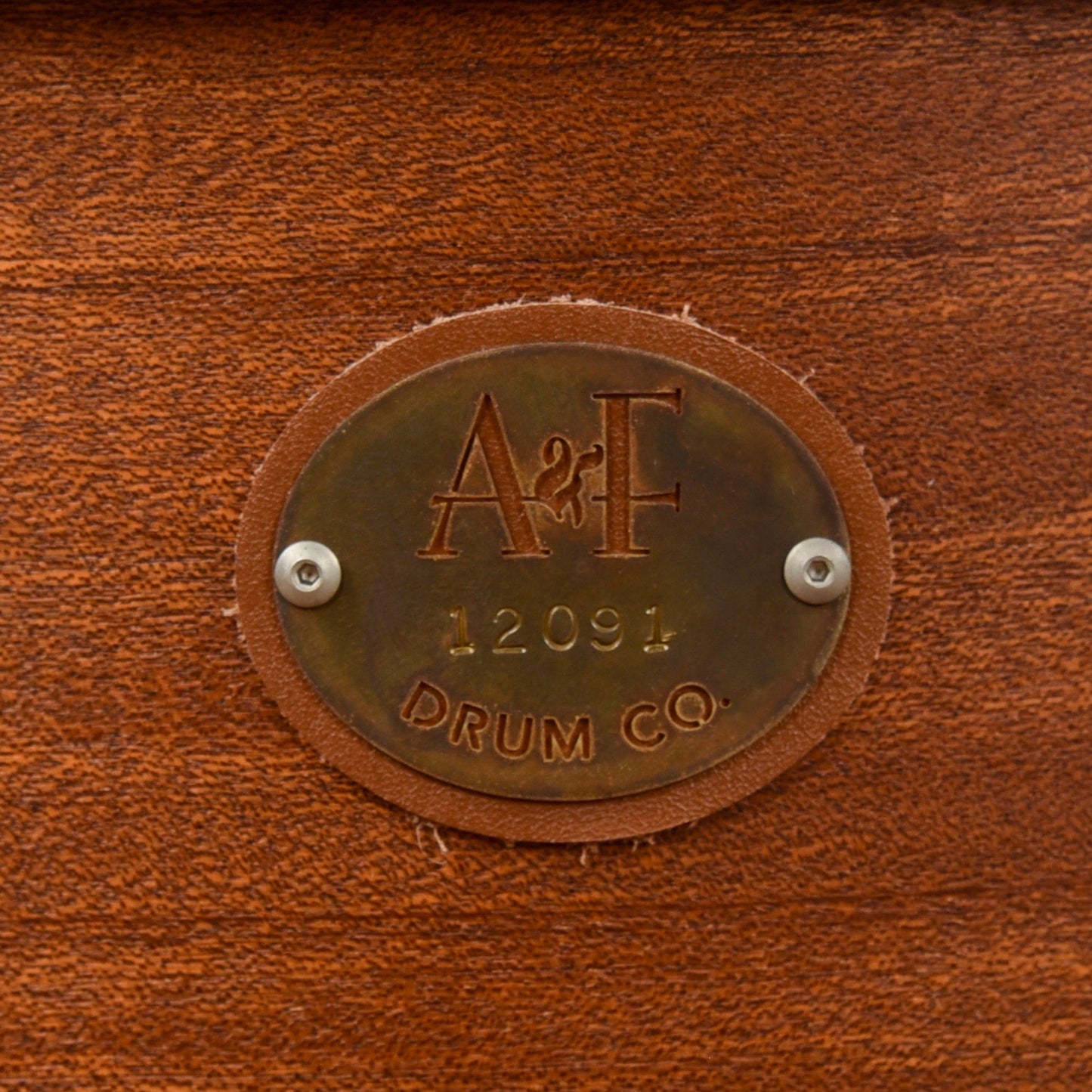 A&F Drum Co. Pancake Drum Kit 10/14/18 Concert Toms Mahogany USED Drums and Percussion / Acoustic Drums / Full Acoustic Kits