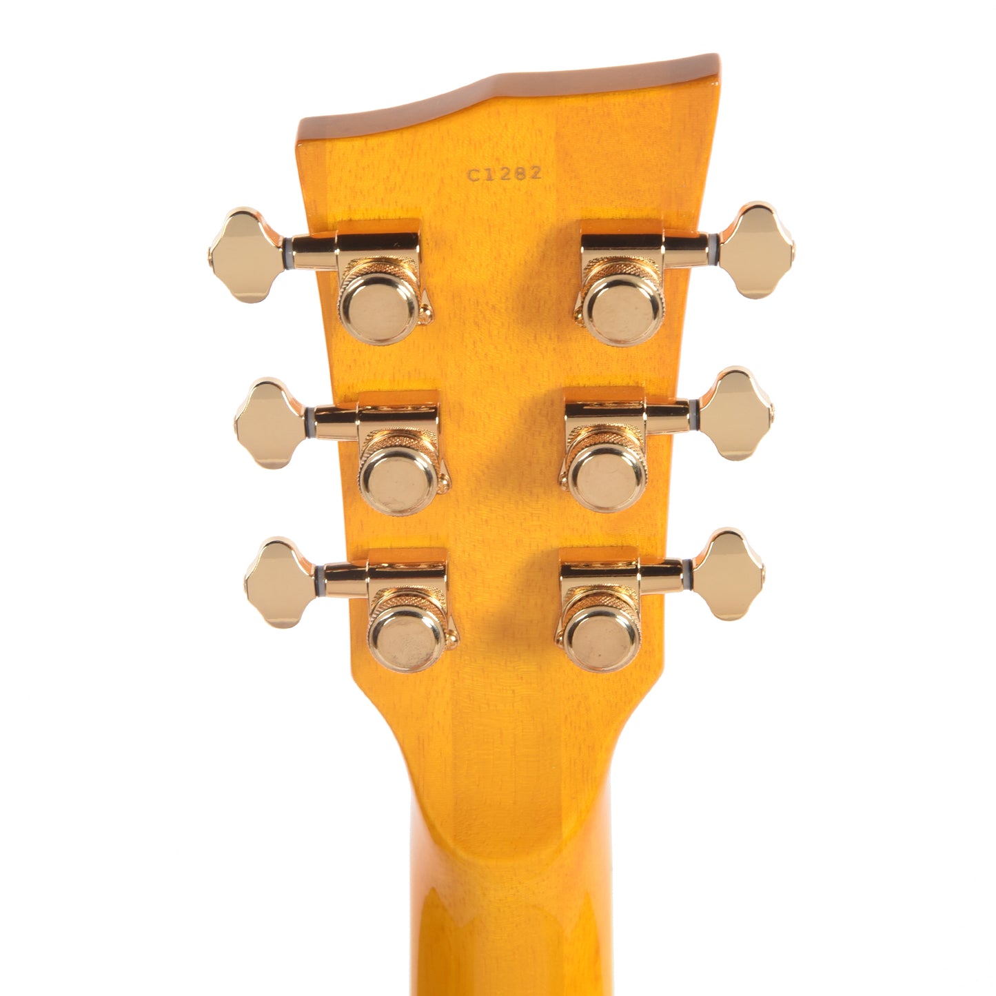 Dunable DE Asteroid Korina Aged Clear w/Bare Knuckle The Mule Humbuckers