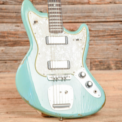 Abernethy Sonic Empress THC Sonic Blue Electric Guitars / Solid Body