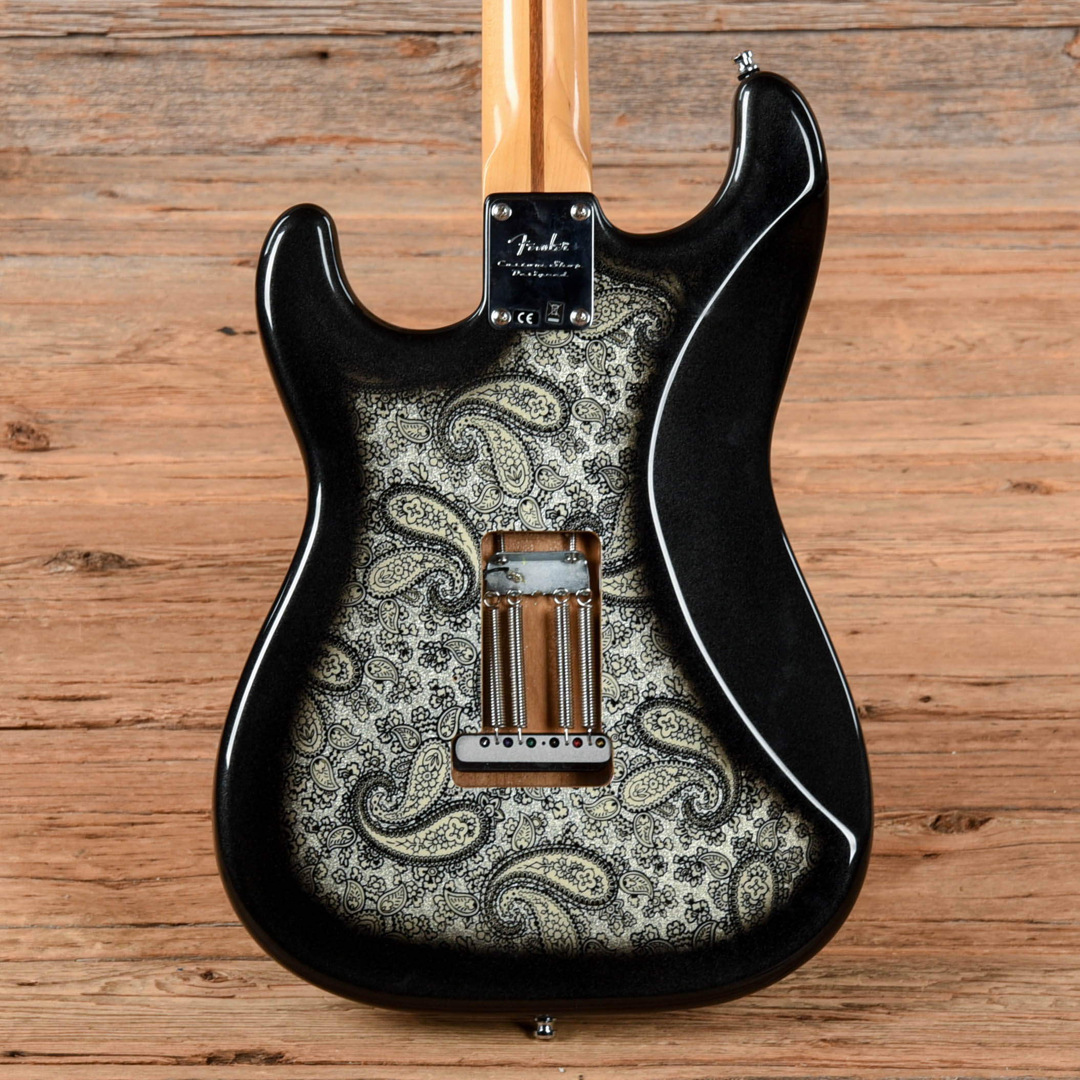 Fender American Deluxe Stratocaster with Allparts Body Black Paisley