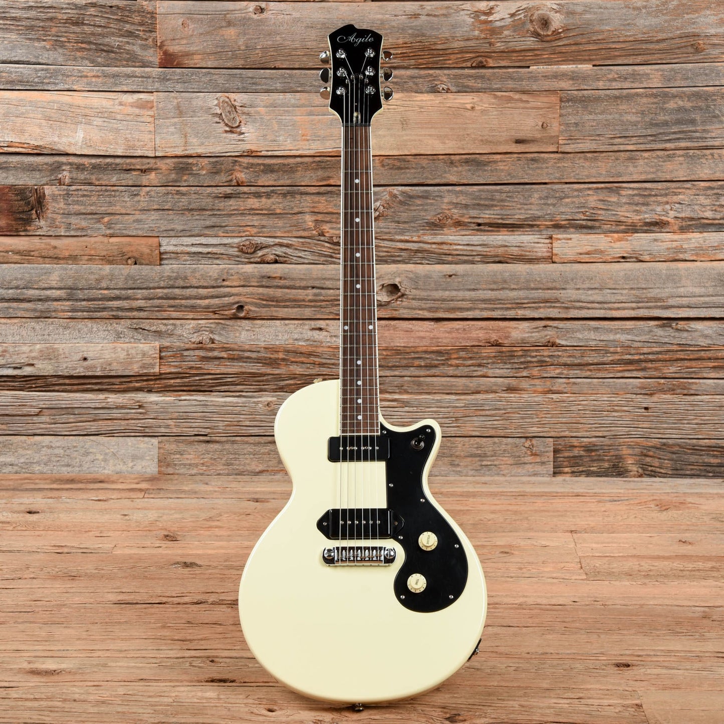 Agile AD-201 White Electric Guitars / Solid Body