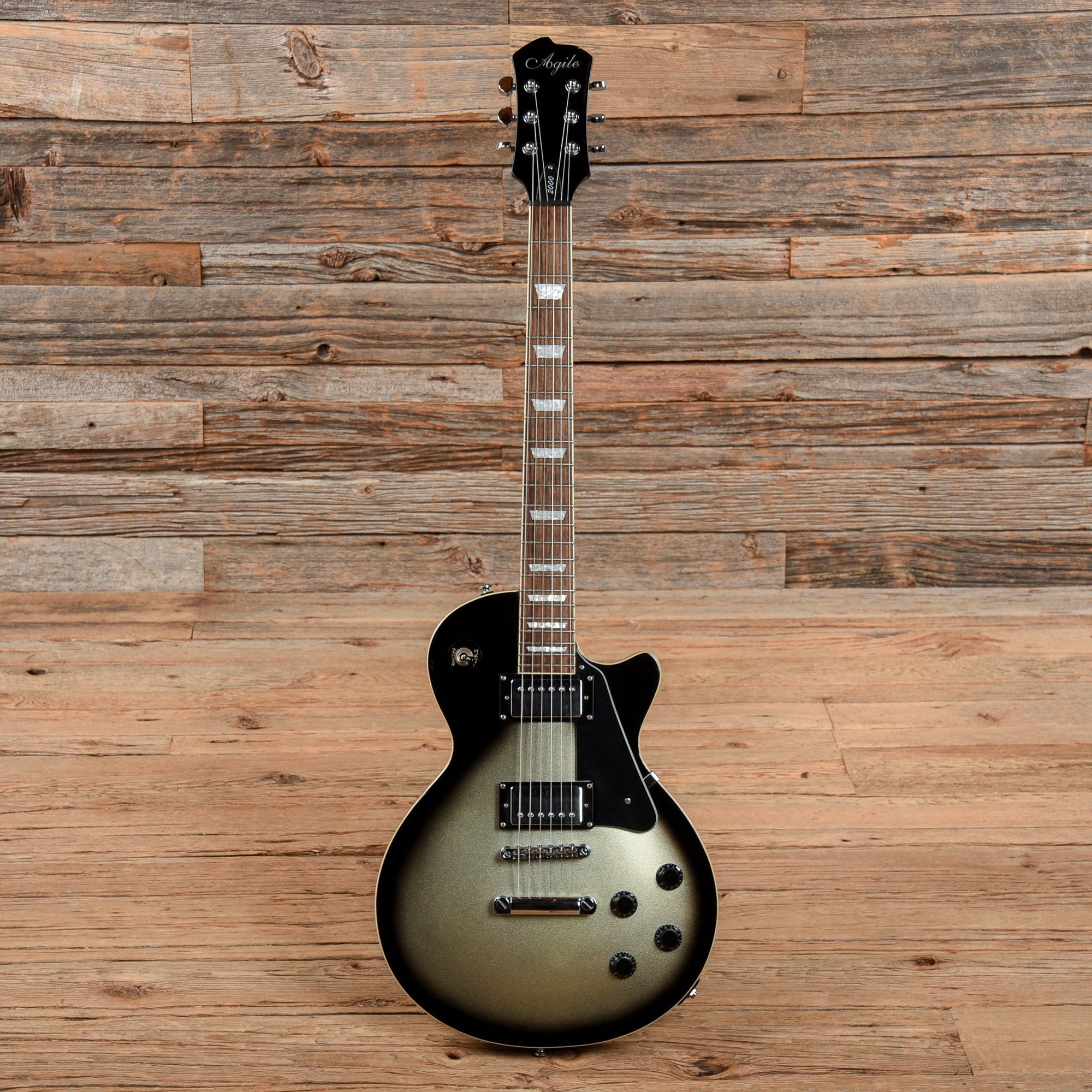 Agile AL-2000 Silverburst Electric Guitars / Solid Body