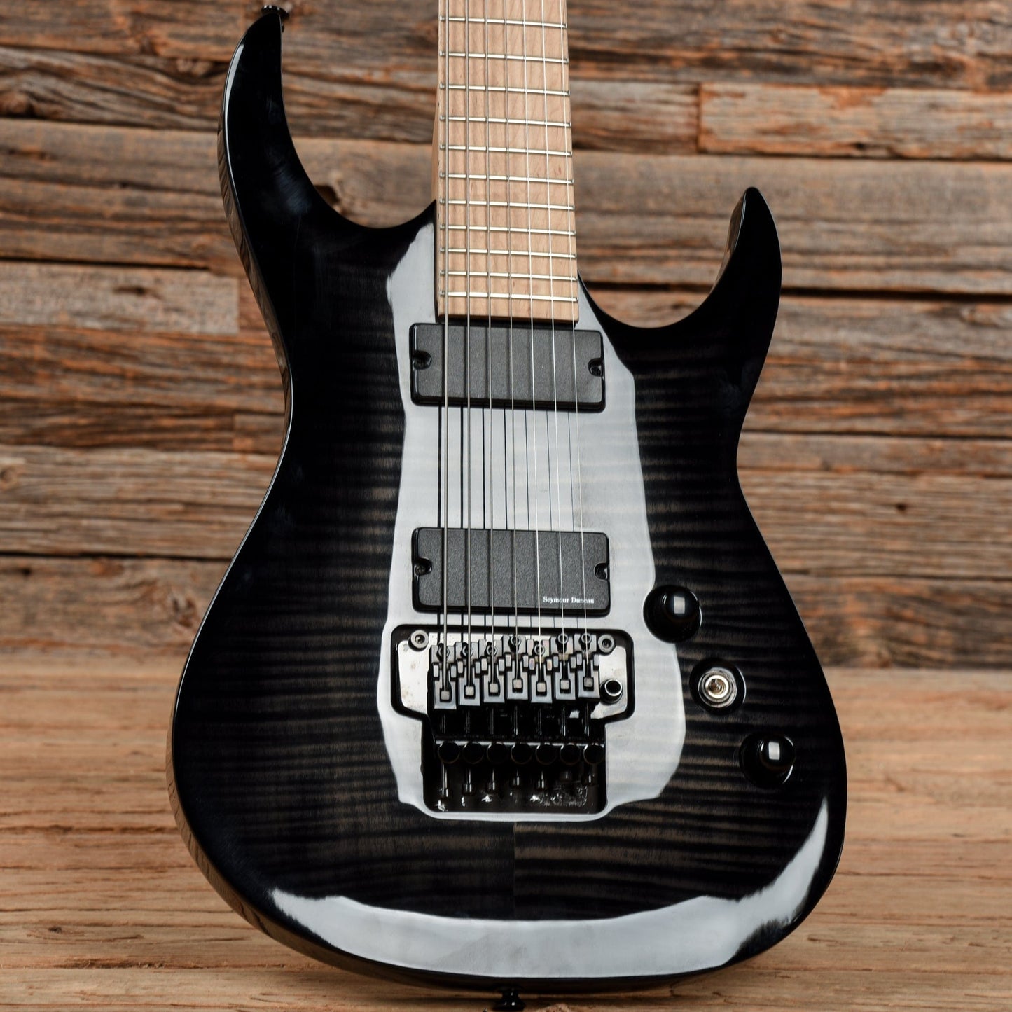 Agile Interceptor 7 Black Electric Guitars / Solid Body