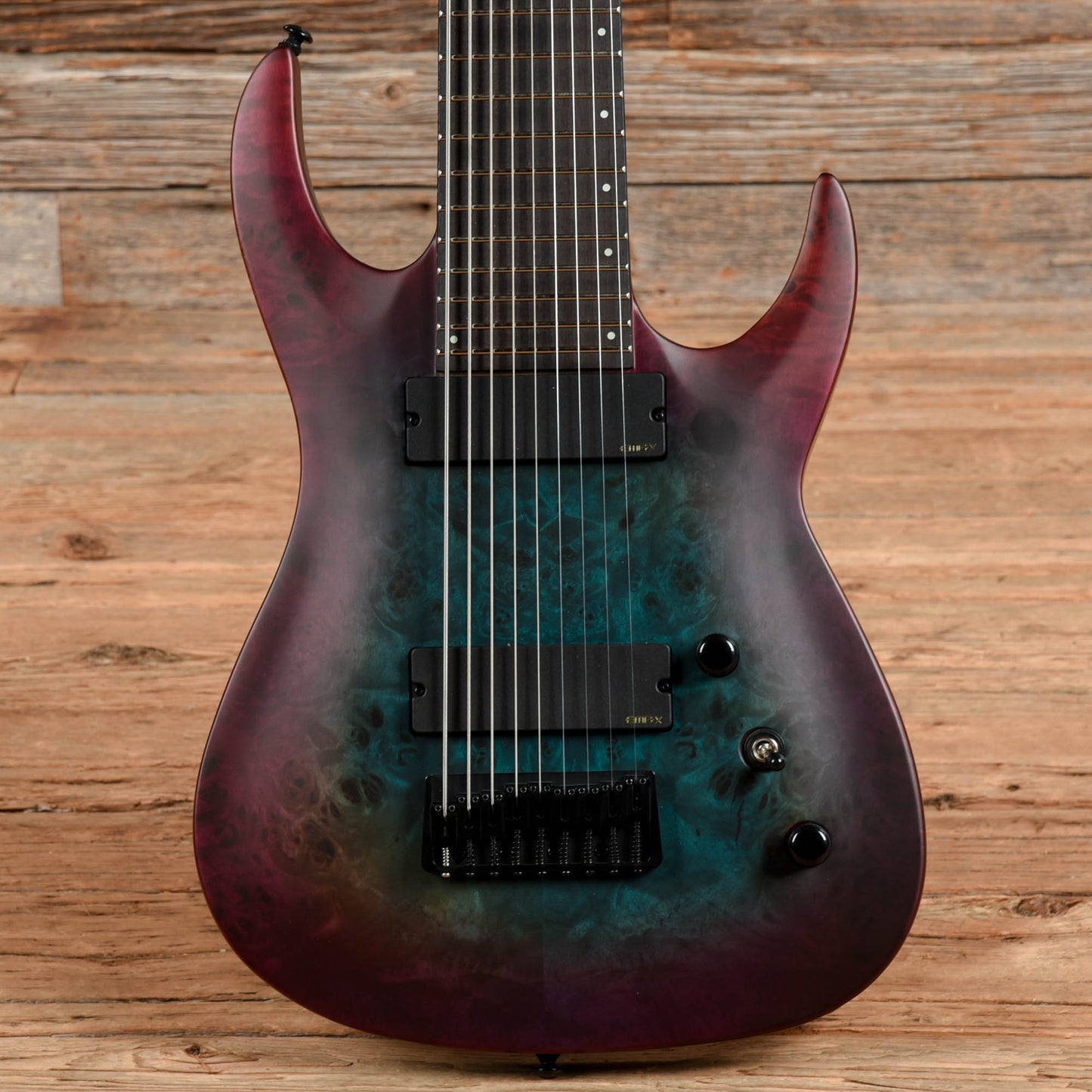 Agile Septor Elite 930 EB Blue/Purple Burl Electric Guitars / Solid Body