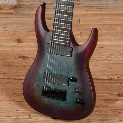 Agile Septor Elite 930 EB Blue/Purple Burl Electric Guitars / Solid Body