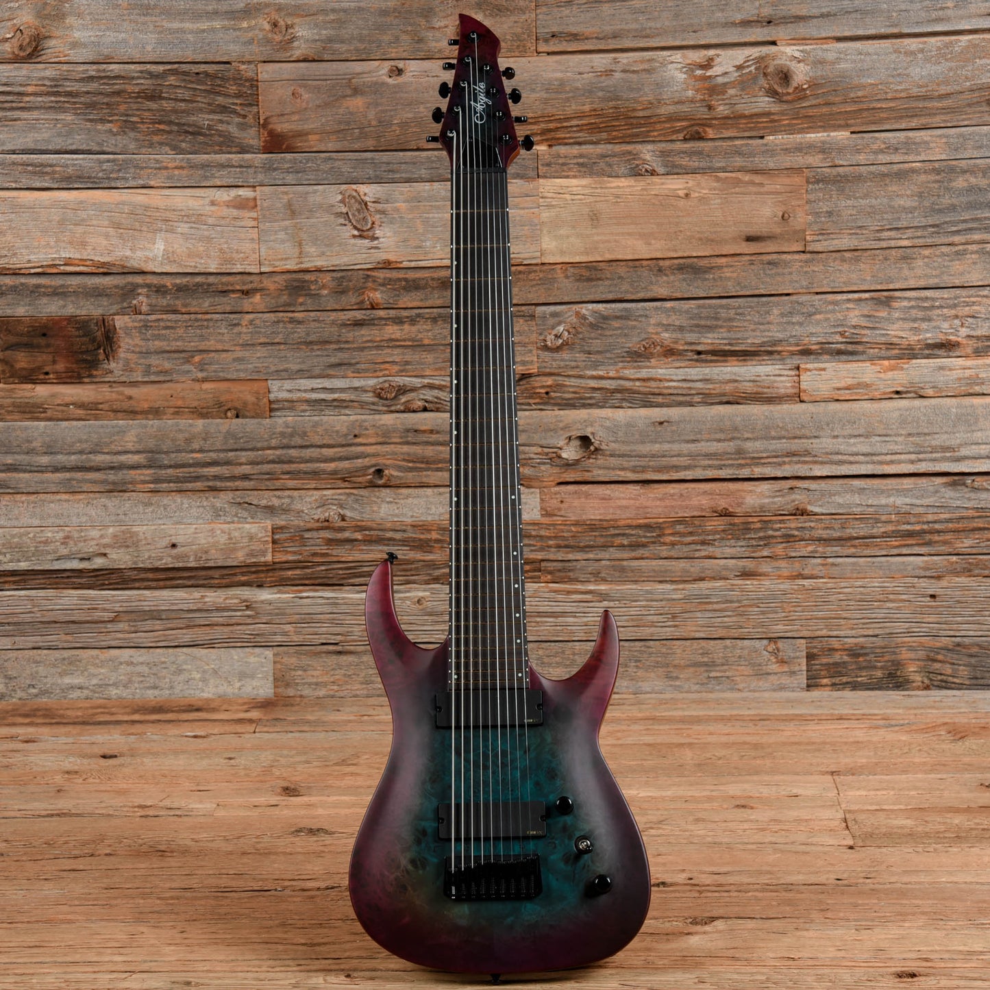Agile Septor Elite 930 EB Blue/Purple Burl Electric Guitars / Solid Body