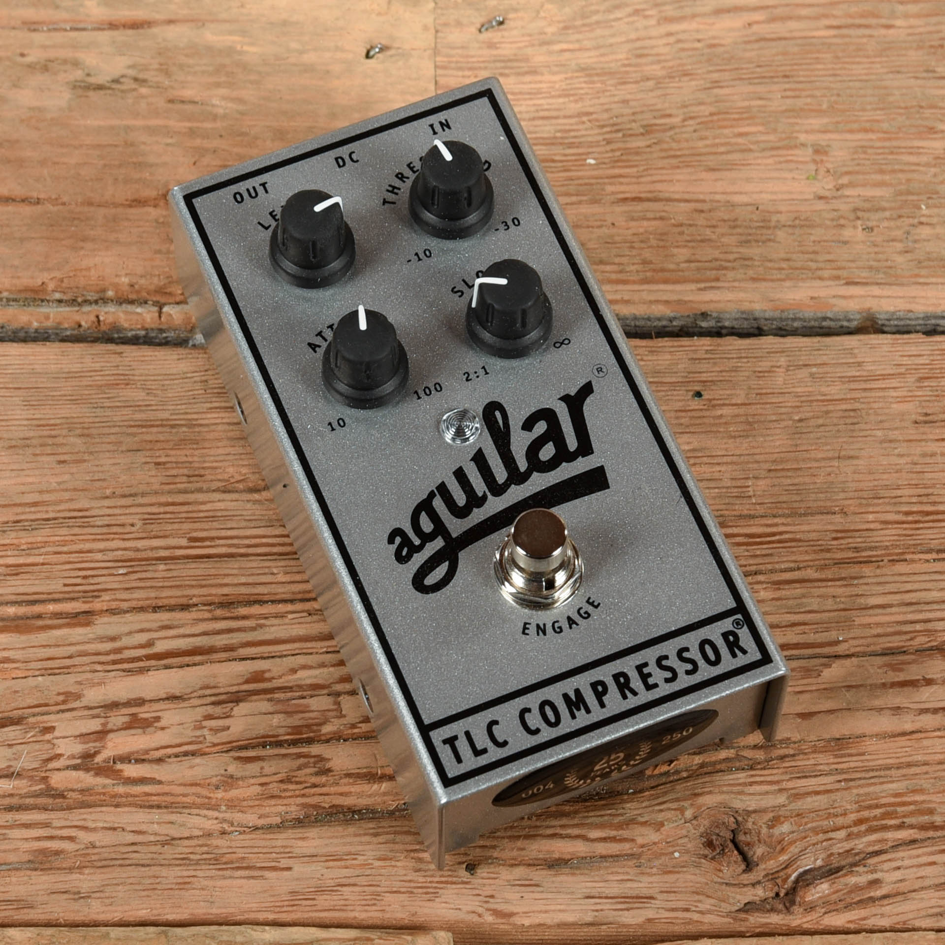 Aguilar Silver Anniversary TLC Compressor Effects and Pedals / Compression and Sustain