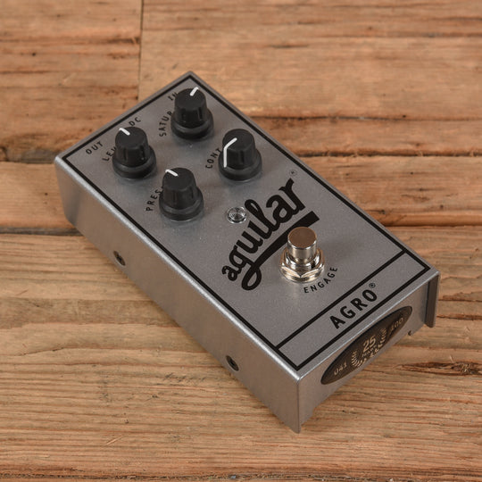 Aguilar Silver Anniversary Agro Effects and Pedals / Overdrive and Boost