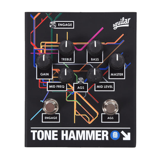 Aguilar Tone Hammer 3-Band Preamp/DI Limited Subway Edition Pro Audio / DI Boxes