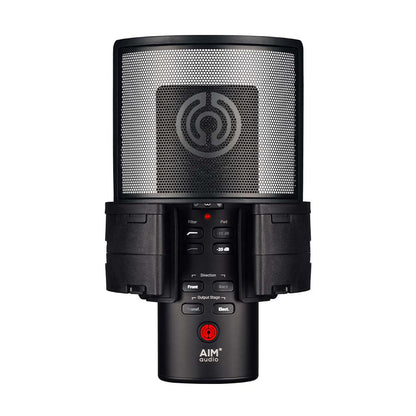 Aim Audio INSPIRE + PACK Multi-Pattern Studio Mic w ORBIT/SENTRY Shockmount & Case Pro Audio / Microphones