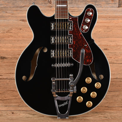 Airline H78 Semi-Hollow Black 2025 Electric Guitars