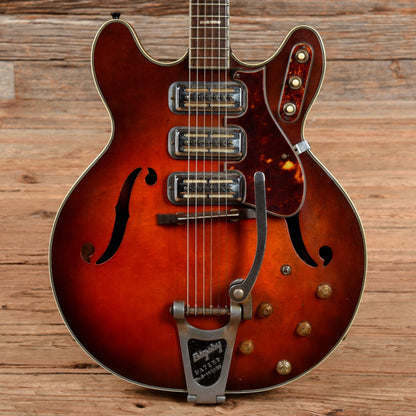 Airline H77 Red Burst 1960s Electric Guitars / Hollow Body