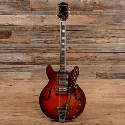 Airline H77 Red Burst 1960s Electric Guitars / Hollow Body