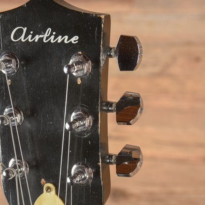 Airline 2-Pickup Electric Black 1960s Electric Guitars / Solid Body