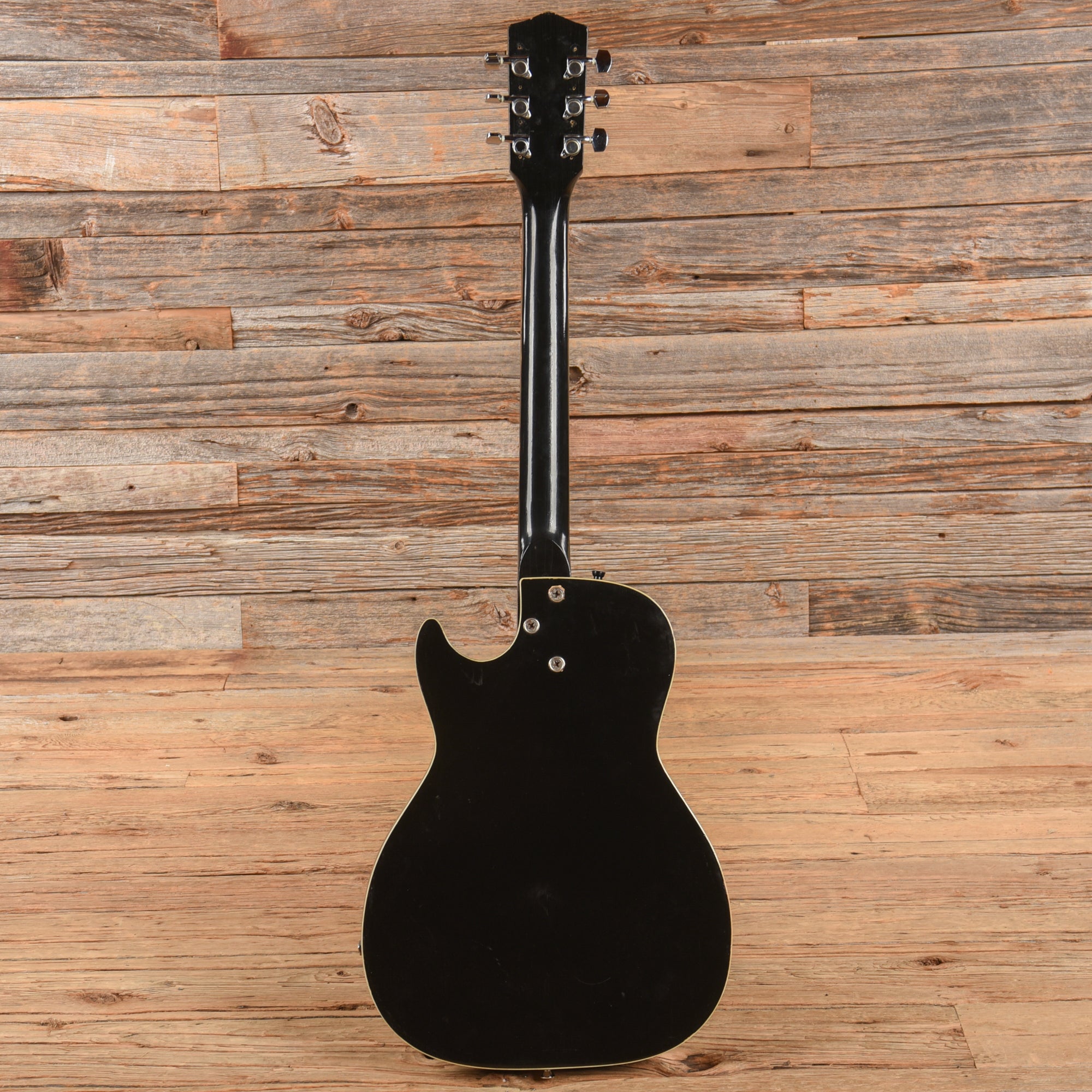 Alden Resonator w/ added Pickup Black 1960s Electric Guitars / Hollow Body