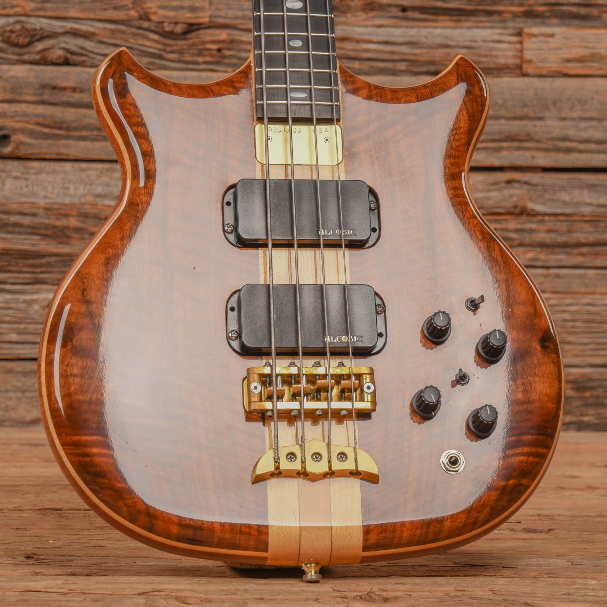 Alembic Stanley Clarke Short Scale Standard Figured Walnut 1993 Bass Guitars / 4-String