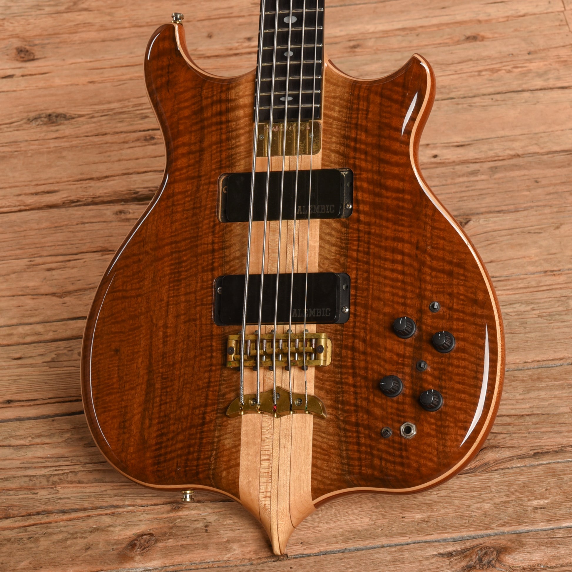 Alembic Mark King 5-String Brown 2000 Bass Guitars / 5-String or More