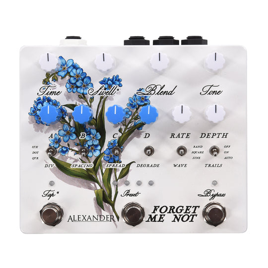 Alexander Pedals Forget Me Not Stereo Multi-Tap Delay Pedal Effects and Pedals / Delay