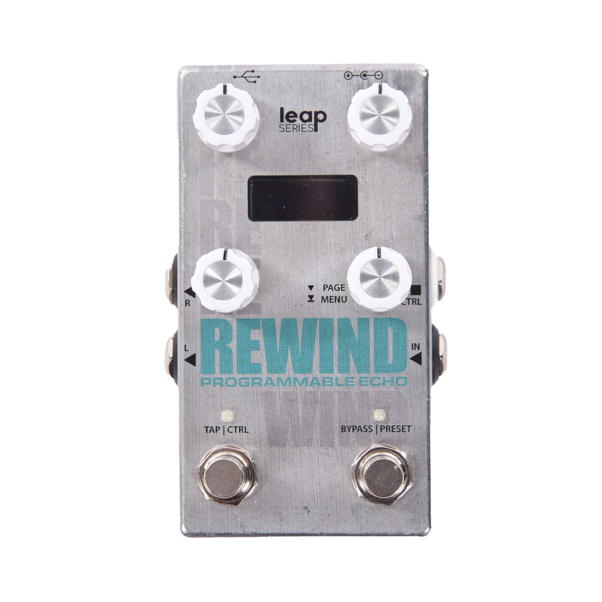 alexander guitar pedals Alexander Pedals Rewind Programmable Echo Raw Aluminum (2023 Chicago Boutique Effects Pedal Showcase Special Edition)