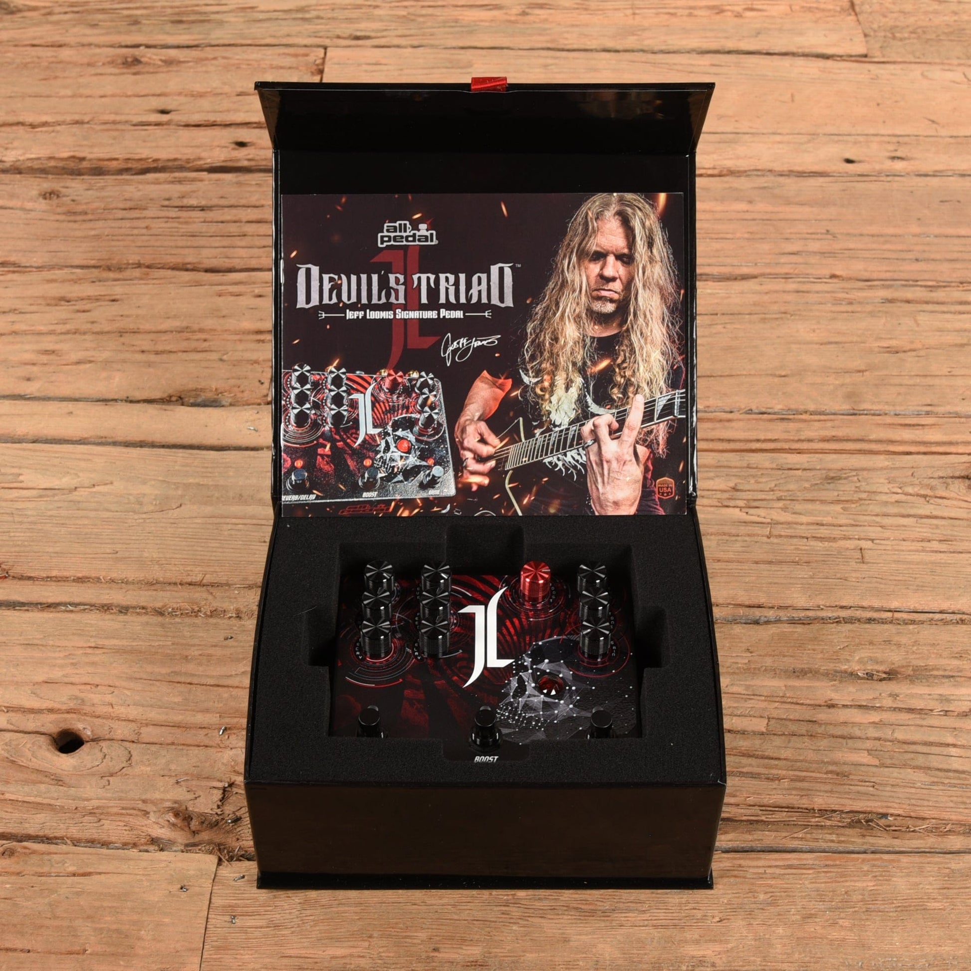 All Pedal Jeff Loomis Signature Devils Triad Effects and Pedals / Multi-Effect Unit