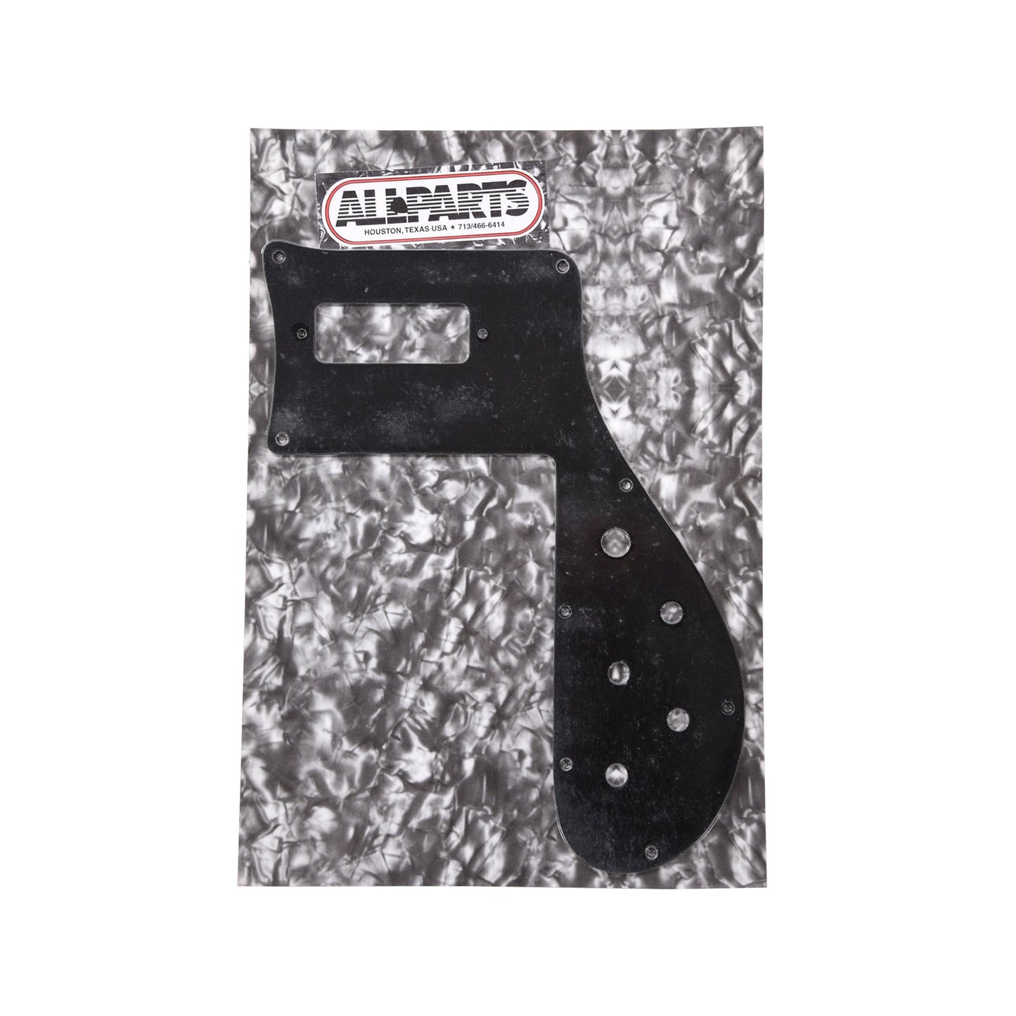 Allparts Pickguard for Rickenbacker Bass 4001 1974 or Later 1-Piece 1-Ply Black Parts / Pickguards