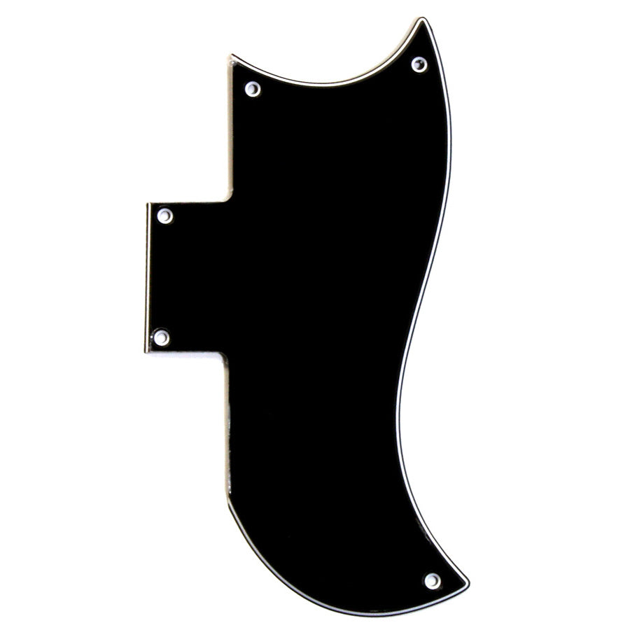 Allparts Pickguard for SG Small 3-Ply Black Parts / Pickguards