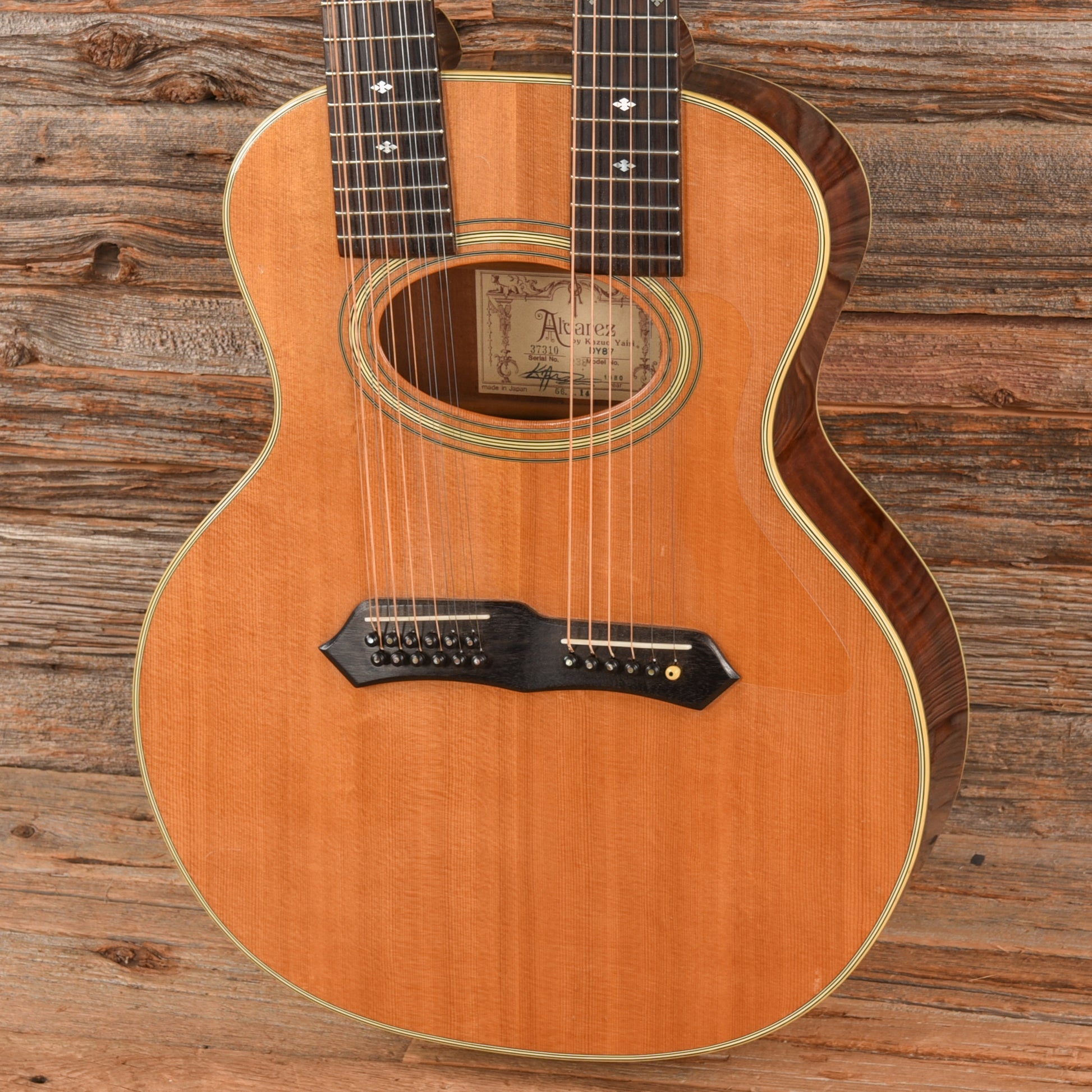 Alvarez Yairi Double Neck 6-12 Natural 1980 Acoustic Guitars / 12-String