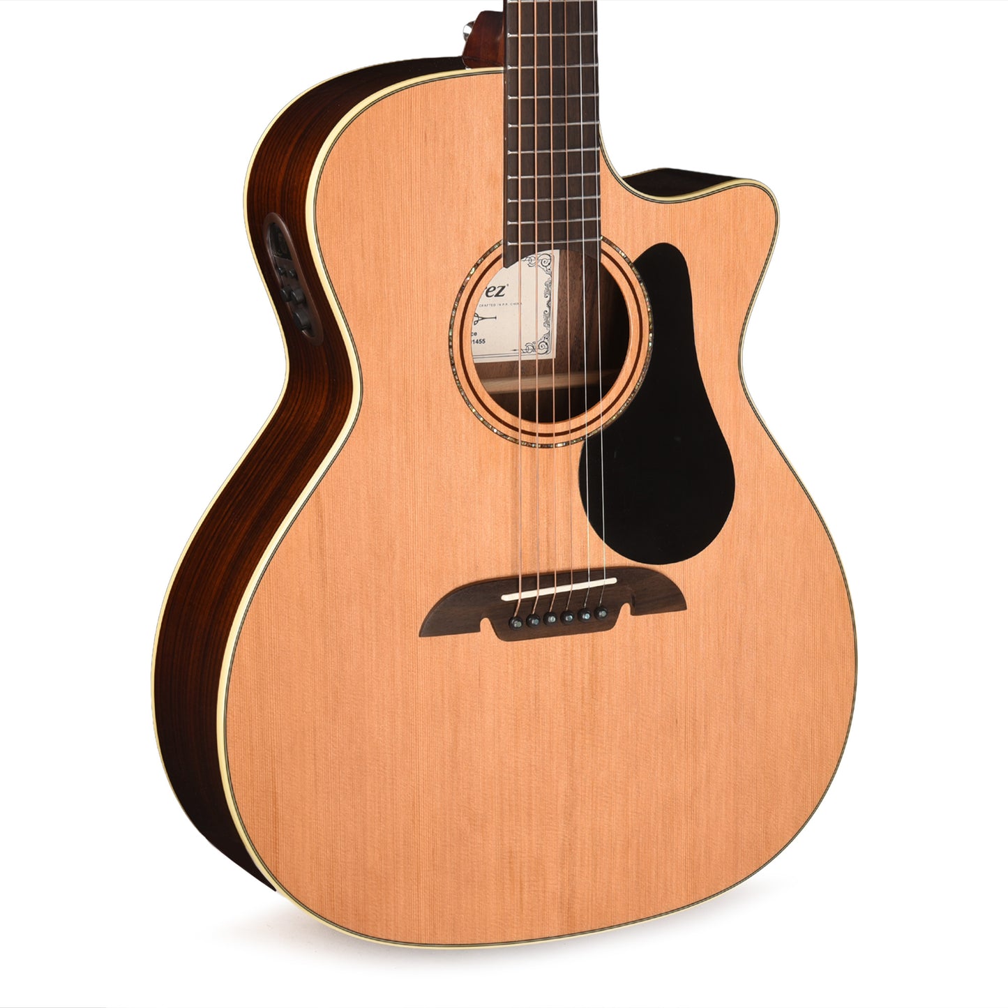 Alvarez AG75ce Artist Grand Auditorium Solid A+ Western Red Cedar/Rosewood Natural Acoustic Guitars