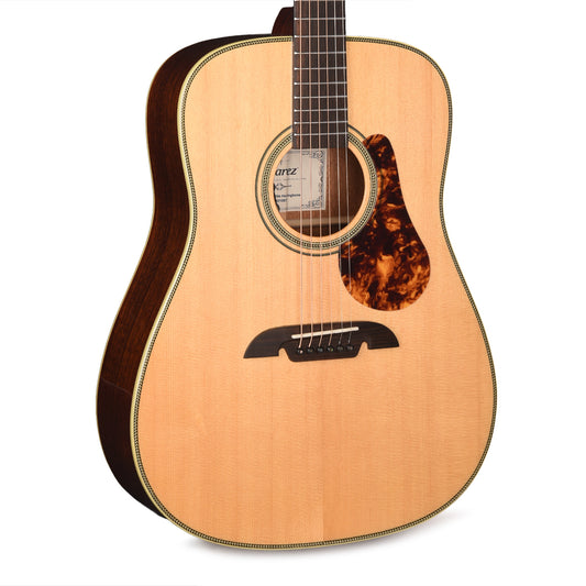 Alvarez MD60e Masterworks Dreadnought Solid AAA Sitka Spruce/Solid African Mahogany Natural w/Herringbone Acoustic Guitars