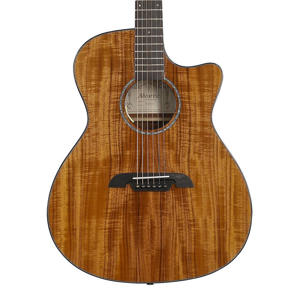 Alvarez RG99KCE Elite Figured Koa Grand Auditorium Acoustic-Electric Guitar Acoustic Guitars