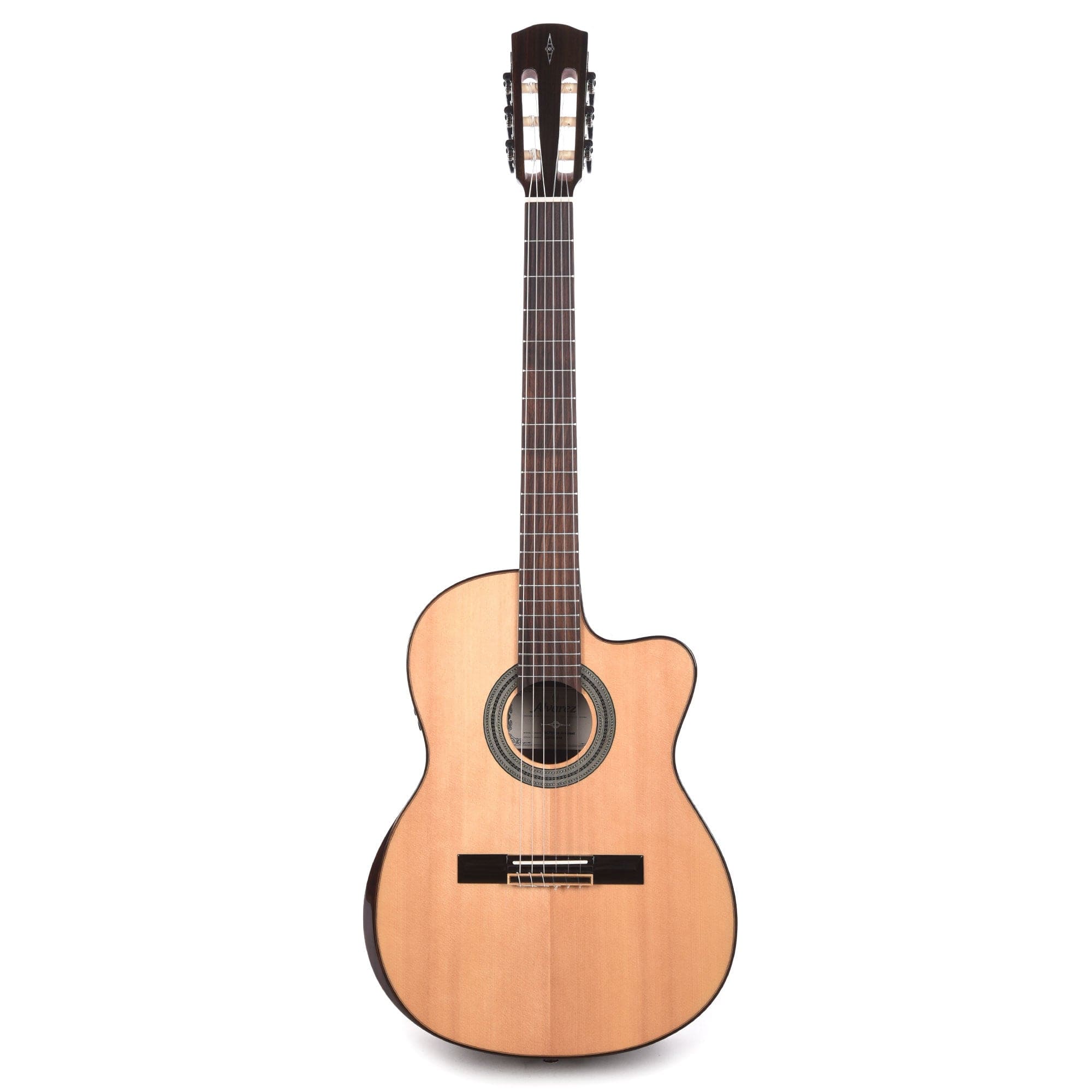 Alvarez AC70Hce Artist Classical Solid A+ Sitka Spruce/Rosewood Natural w/Armrest Acoustic Guitars / Classical