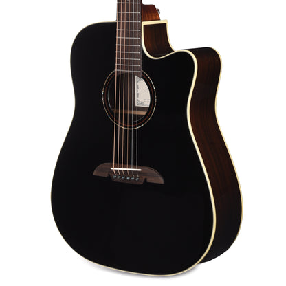 Alvarez AD70ce Dreadnought Acoustic Electric Guitar Black Acoustic Guitars / Dreadnought