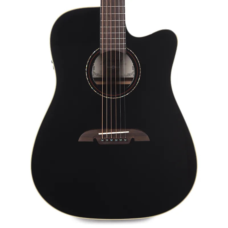 Alvarez AD70ce Dreadnought Acoustic Electric Guitar Black Acoustic Guitars / Dreadnought