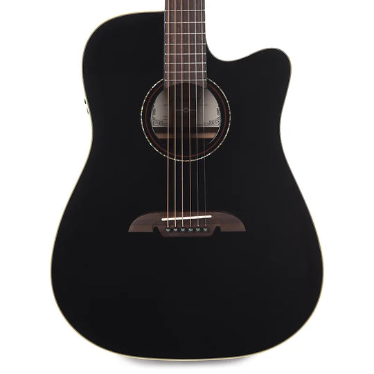 Alvarez AD70ce Dreadnought Acoustic Electric Guitar Black Acoustic Guitars / Dreadnought