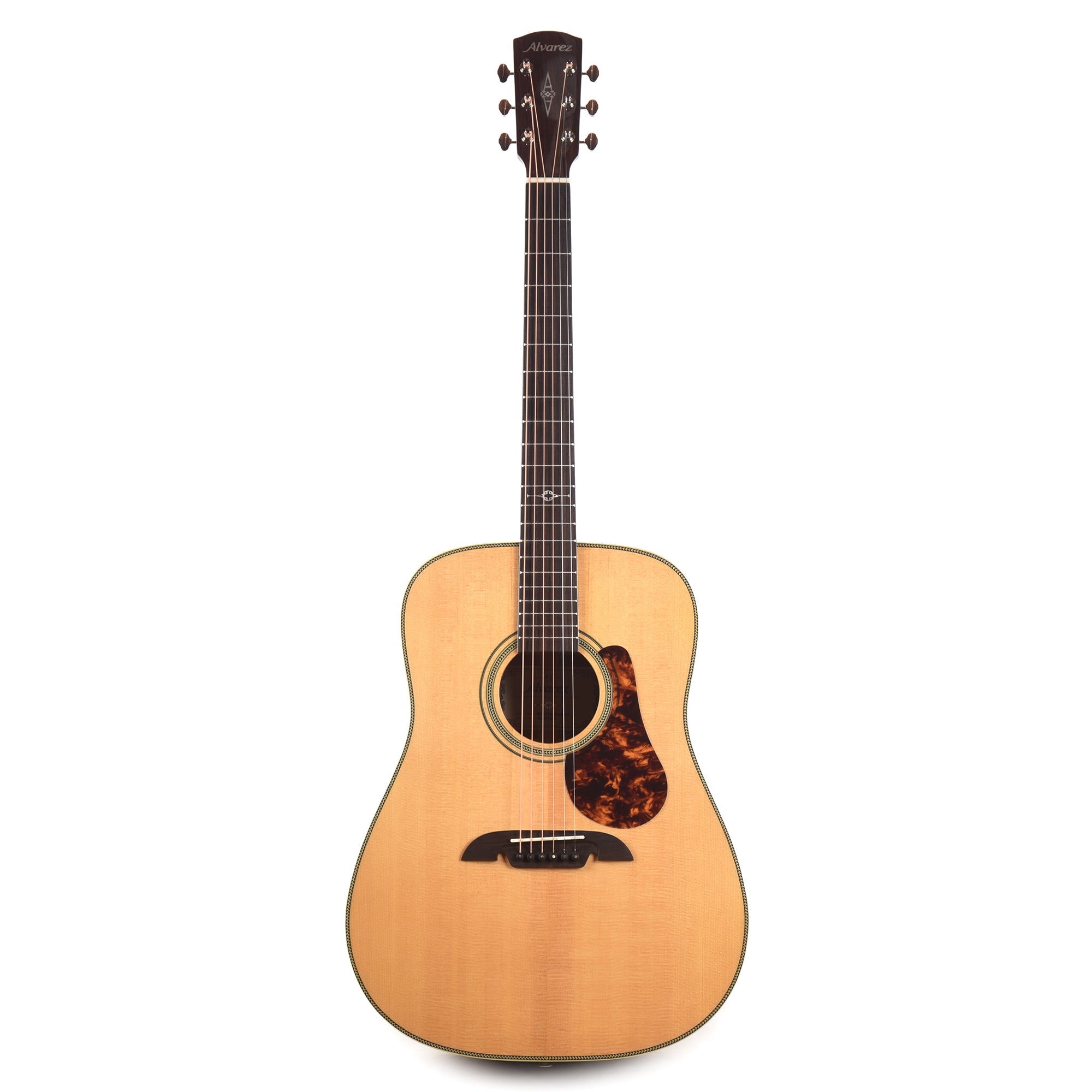 Alvarez MD60 Masterworks Dreadnought Solid AAA Sitka Spruce/Solid African Mahogany Natural w/Herringbone Acoustic Guitars / Dreadnought