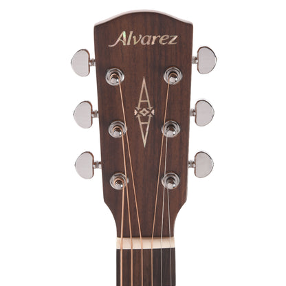 Alvarez AF60 Herringbone Folk/OM Acoustic Guitar Natural Acoustic Guitars / OM and Auditorium
