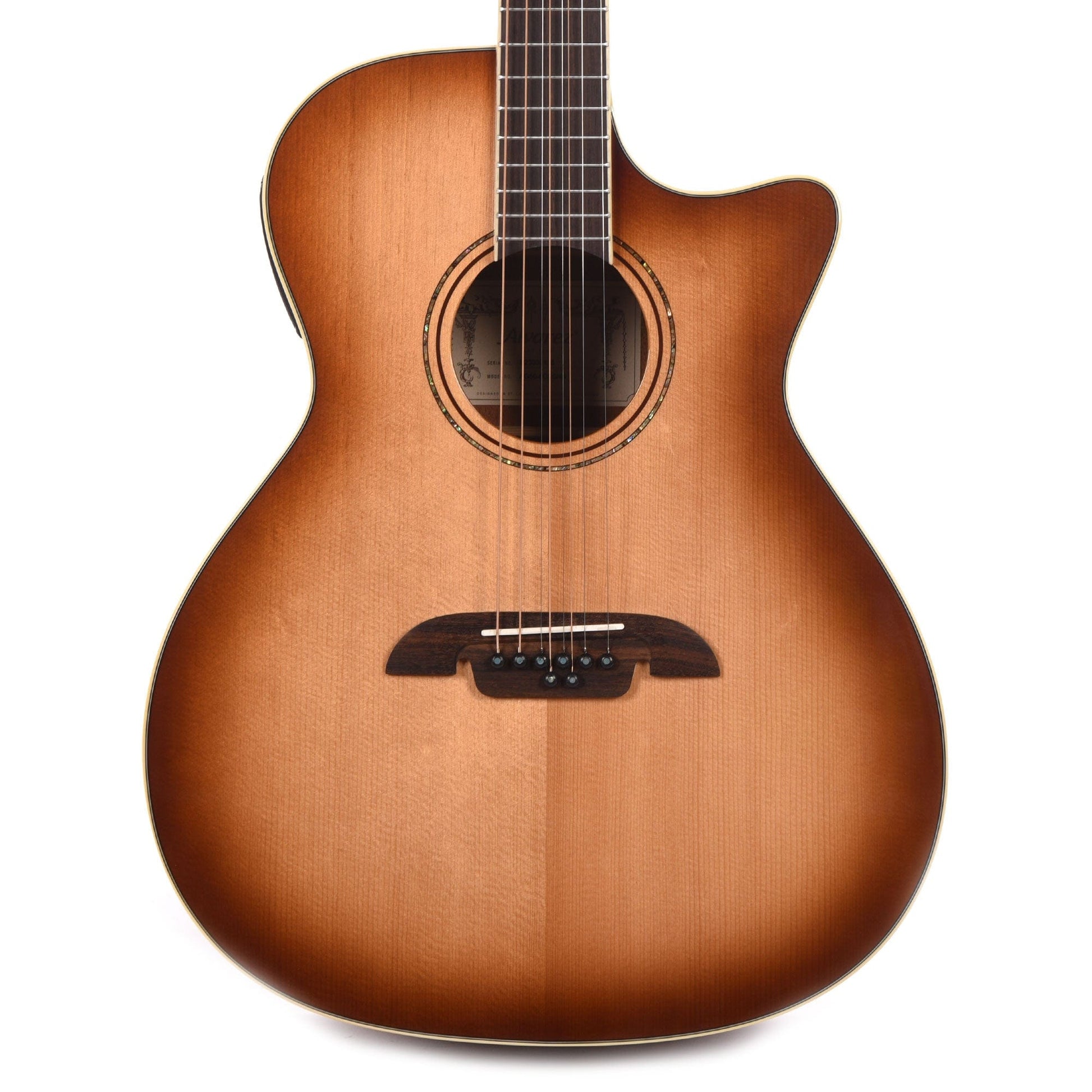Alvarez AG60-8CESHB Artist Series Acoustic Guitar 8-String Shadowburst Gloss Acoustic Guitars / OM and Auditorium