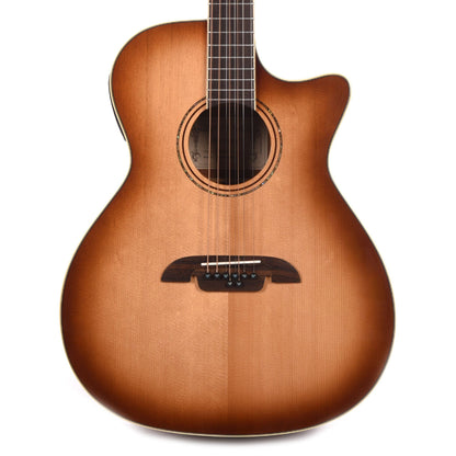 Alvarez AG60-8CESHB Artist Series Acoustic Guitar 8-String Shadowburst Gloss Acoustic Guitars / OM and Auditorium