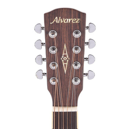 Alvarez AG60-8CESHB Artist Series Acoustic Guitar 8-String Shadowburst Gloss Acoustic Guitars / OM and Auditorium