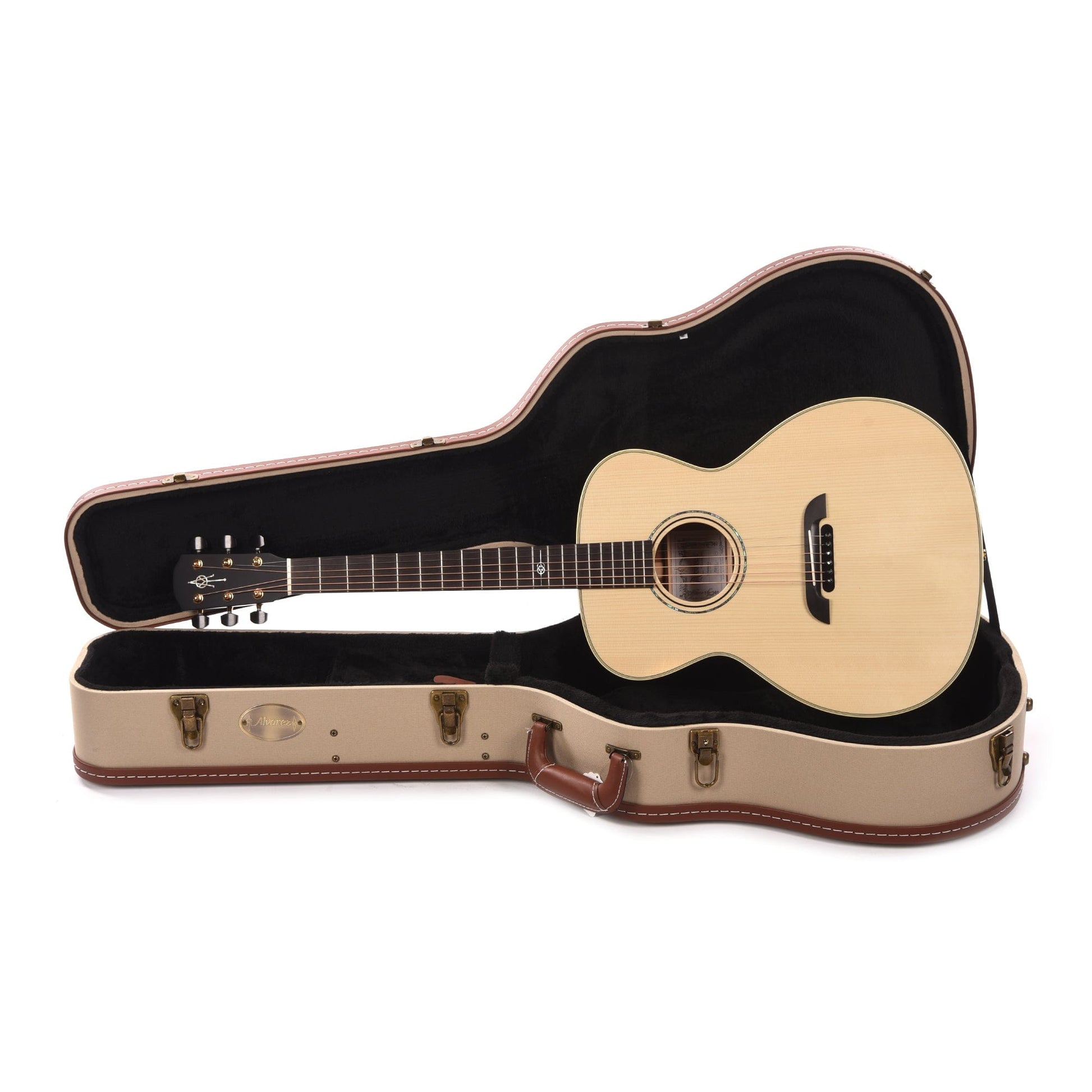 Alvarez GYM60HD Yairi Masterworks Honduran Folk/OM Solid AAAA Adirondack Spruce/Solid Vintage Honduran Mahogany Natural Acoustic Guitars / OM and Auditorium