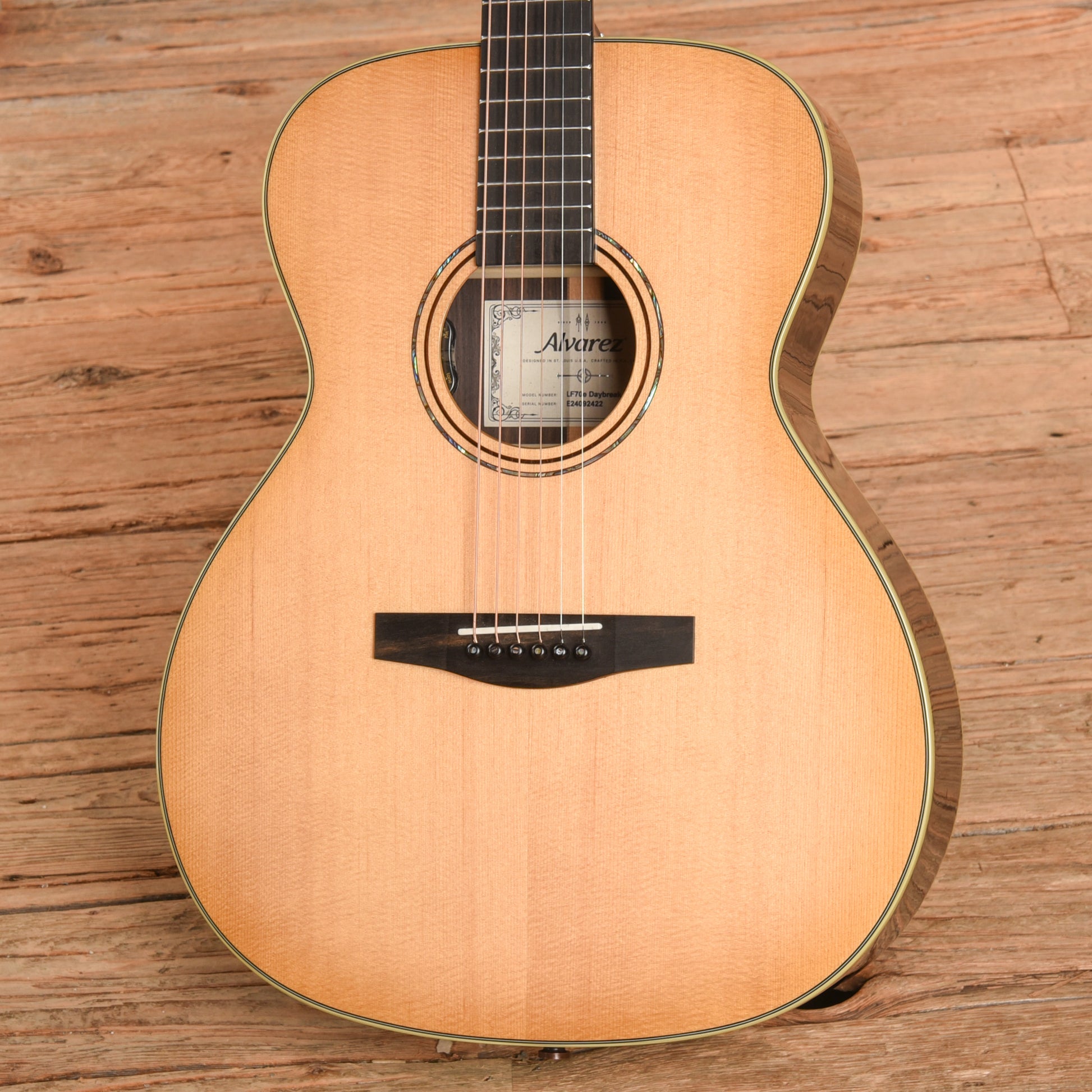 Alvarez LF70e Daybreak Sunburst 2024 Acoustic Guitars / OM and Auditorium