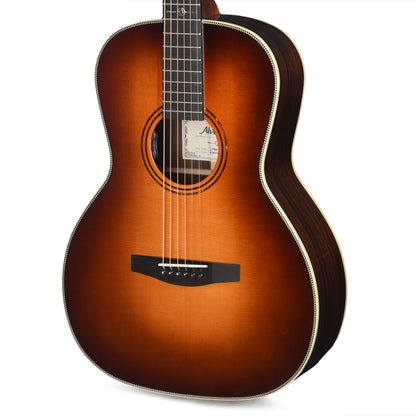 Alvarez LT70e Herringbone Laureate 000-12 AAA Solid North American Sitka/Solid East Indian Rosewood Sunset Acoustic Guitars / OM and Auditorium